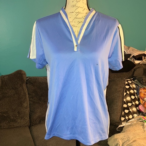 NWT Izod PerformX Cool FX V-neck Polo, Large - Picture 1 of 8